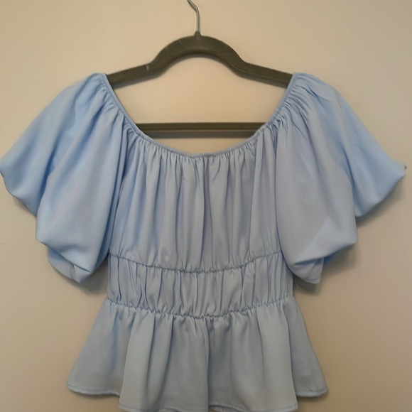 Adorable Blue Top From Altar’d State!!!! Sz XS and in smoke/pet free environment - Picture 2 of 3